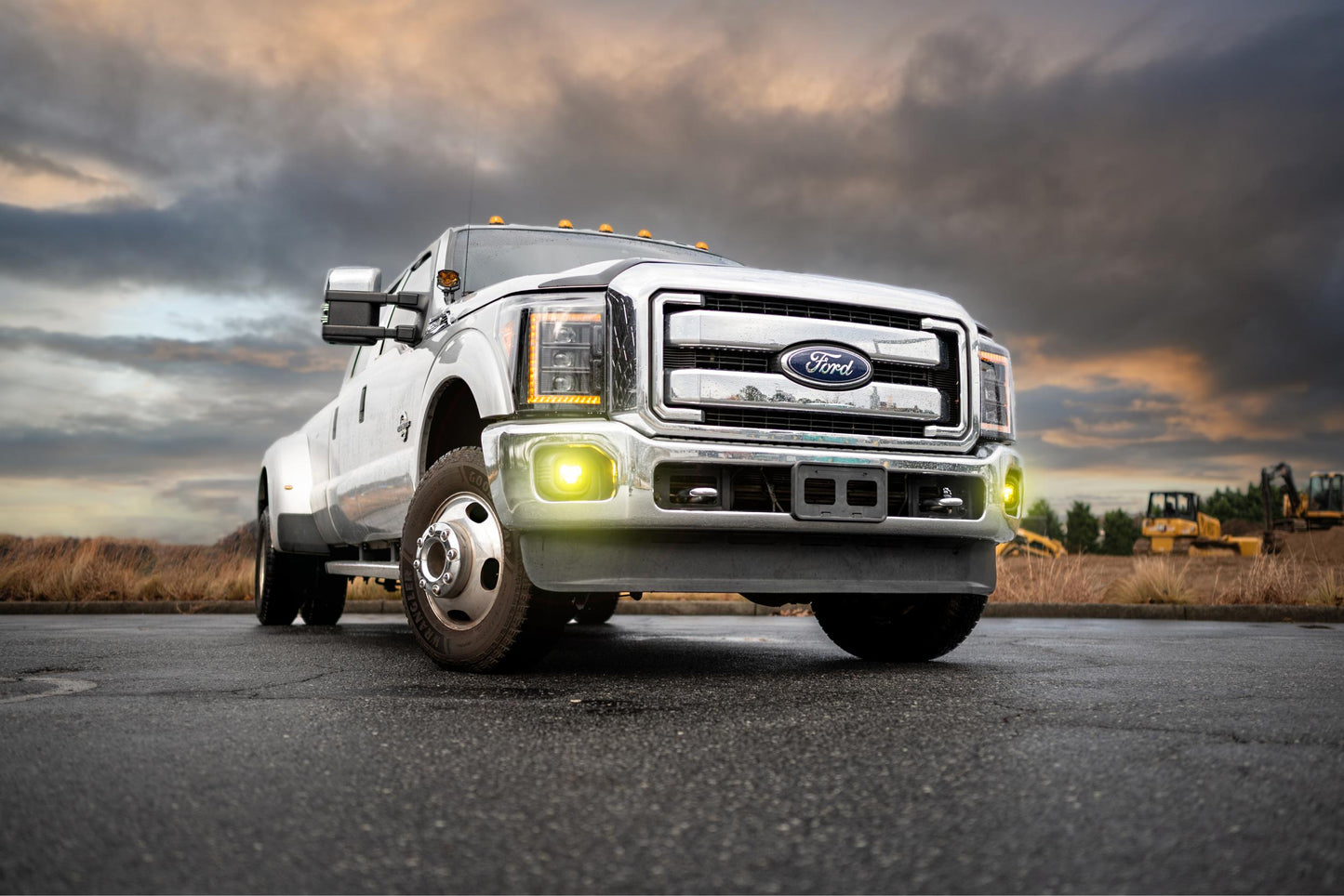 XB LED Headlights: Ford Super Duty (11-16 / Amber DRL / Set)