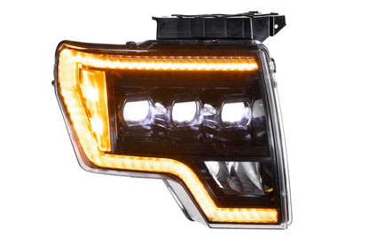 XB LED Headlights: Ford F-150 (09-14 / Amber DRL / Set)