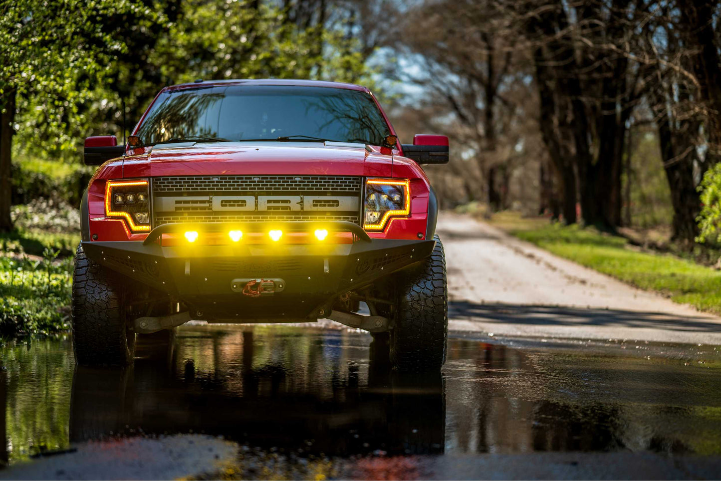 XB LED Headlights: Ford F-150 (09-14 / Amber DRL / Set)