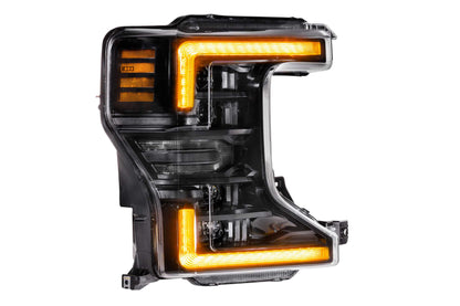 XB LED Headlights: Ford Super Duty (20-22 / Amber DRL / Set)