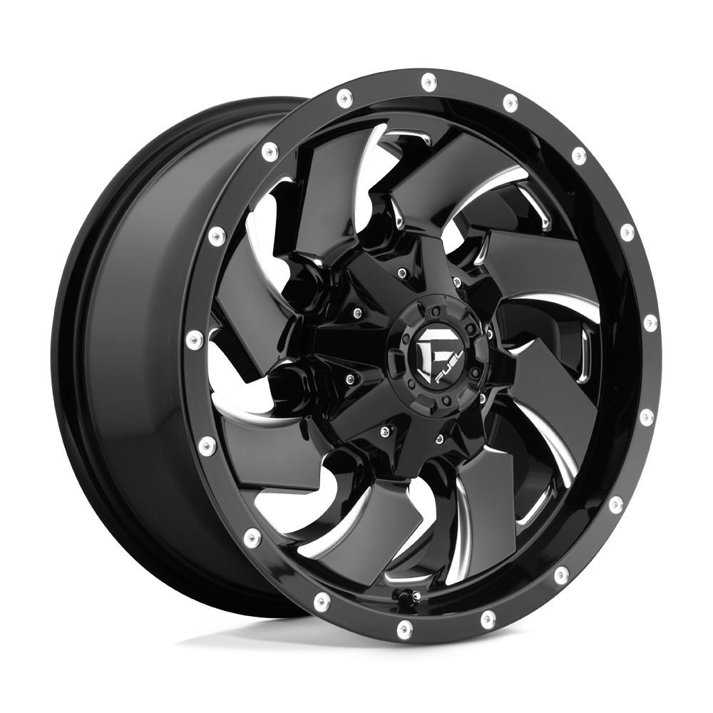 Fuel 1pc D574 Cleaver 18x9 18x9 20 Offset In Gloss Black Milled
