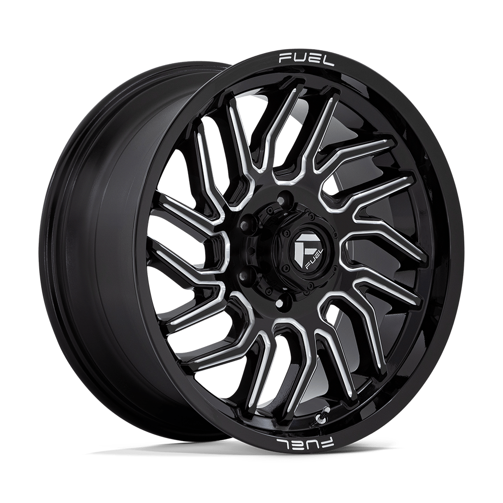 Fuel 1pc D807 Hurricane 20x9 20x9 20 Offset In Gloss Black Milled