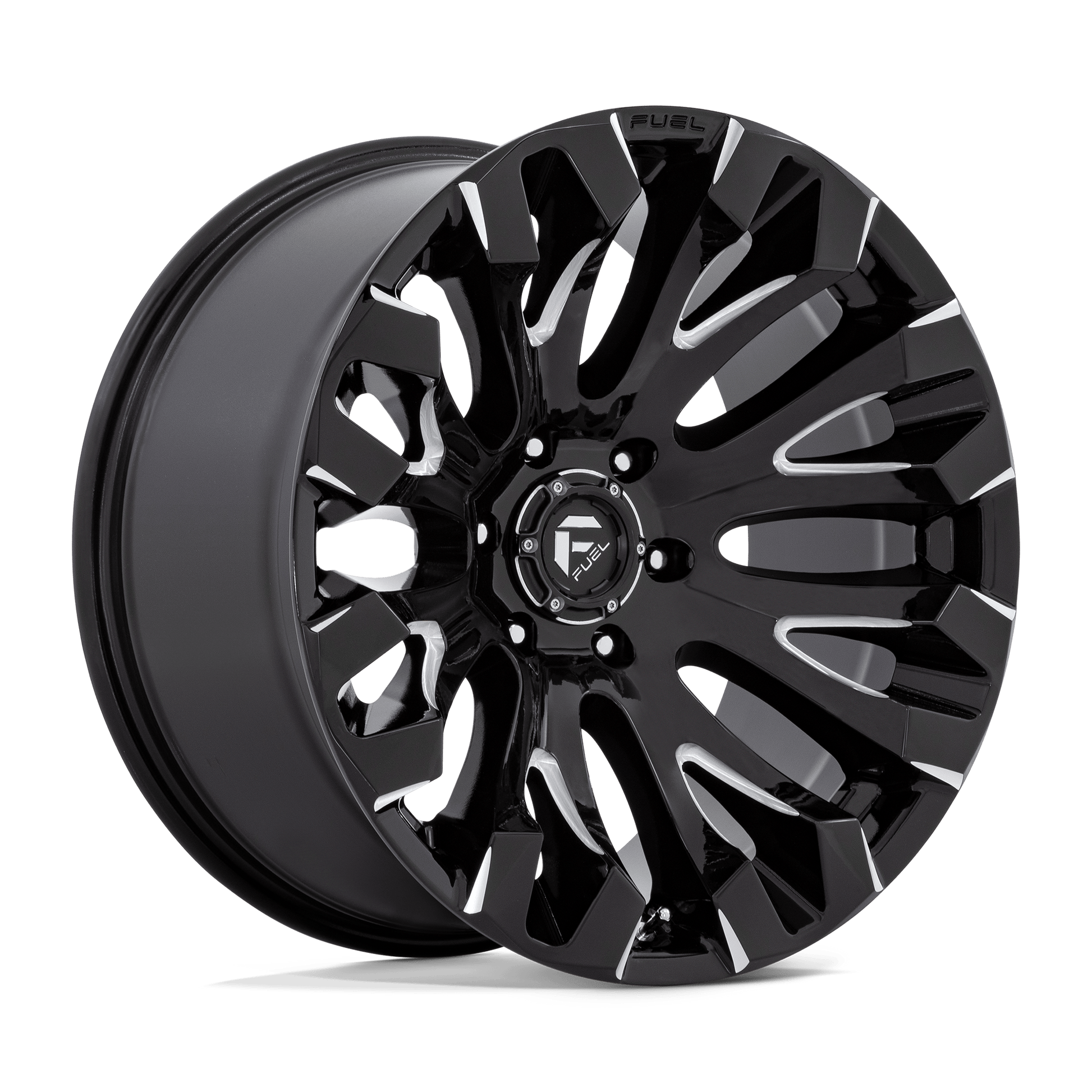 Fuel 1pc D828 Quake 20x9 20x9 1 Offset In Gloss Black Milled