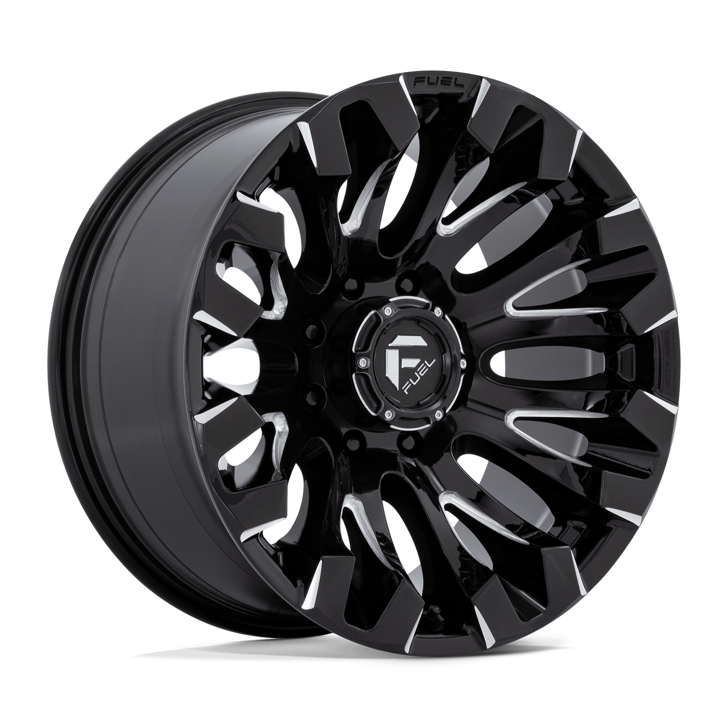 Fuel 1pc D828 Quake 20x10 20x10 -18 Offset In Gloss Black Milled
