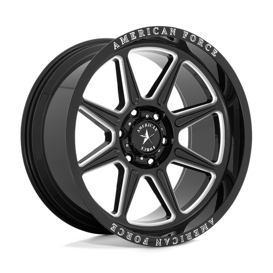 American Force Cast Ac002 Trail 22x10 22x10 -18 Offset In Gloss Black Milled