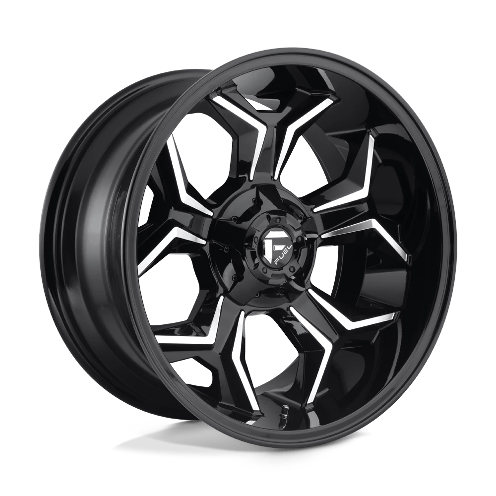 Fuel D606 Avenger Wheels in Gloss Black Milled Finish