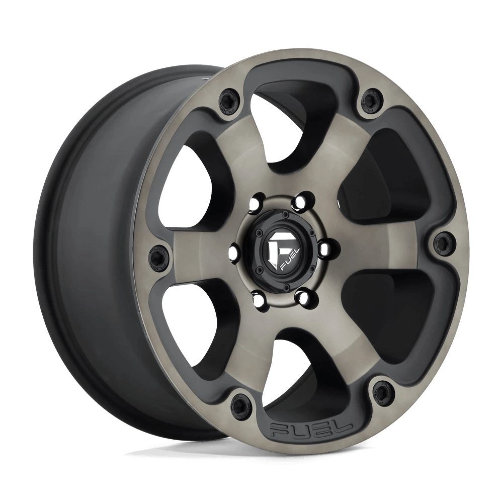 Fuel D564 Beast Wheels in Matte Black Double Dark Tint Finish