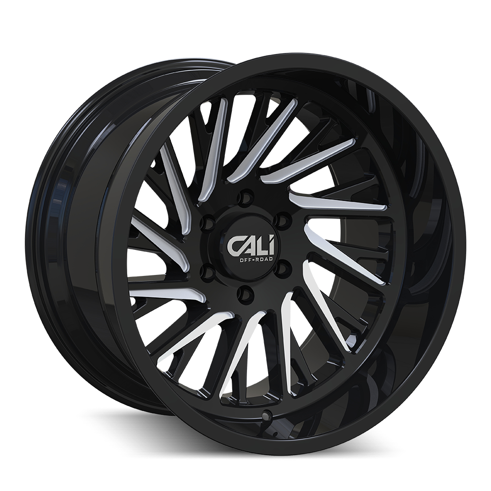 CALI OFF-ROAD PURGE Wheels Gloss Black/Milled Spokes