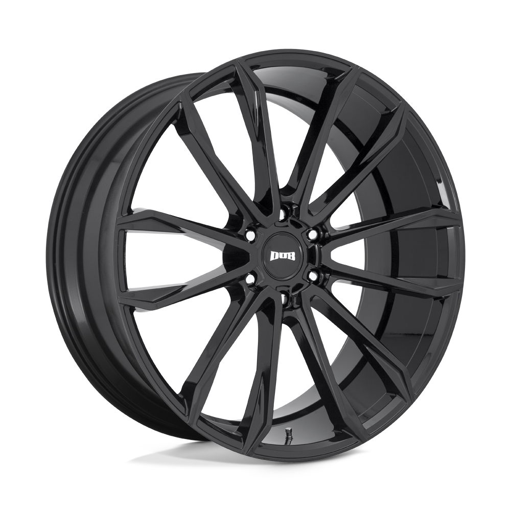 Dub 1pc S253 Clout 24x10 24x10 30 Offset In Gloss Black