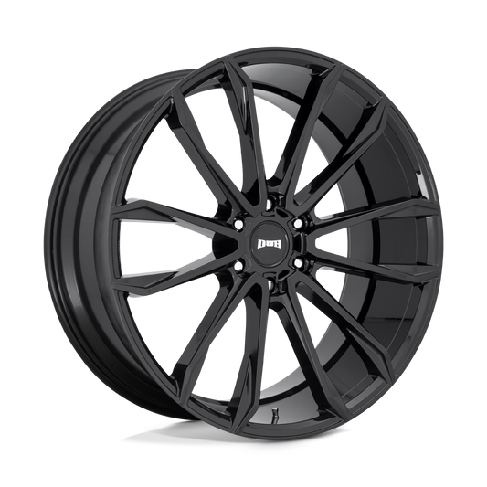 Dub 1pc S253 Clout 24x10 24x10 30 Offset In Gloss Black