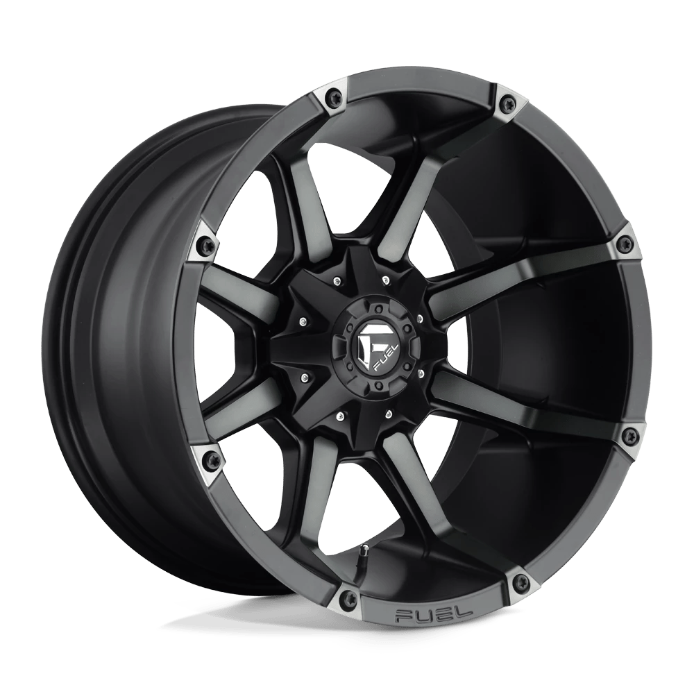 Fuel D556 Coupler Wheels in Matte Black Double Dark Tint Finish