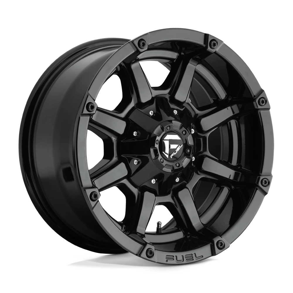 Fuel D575 Coupler Wheels in Gloss Black Finish