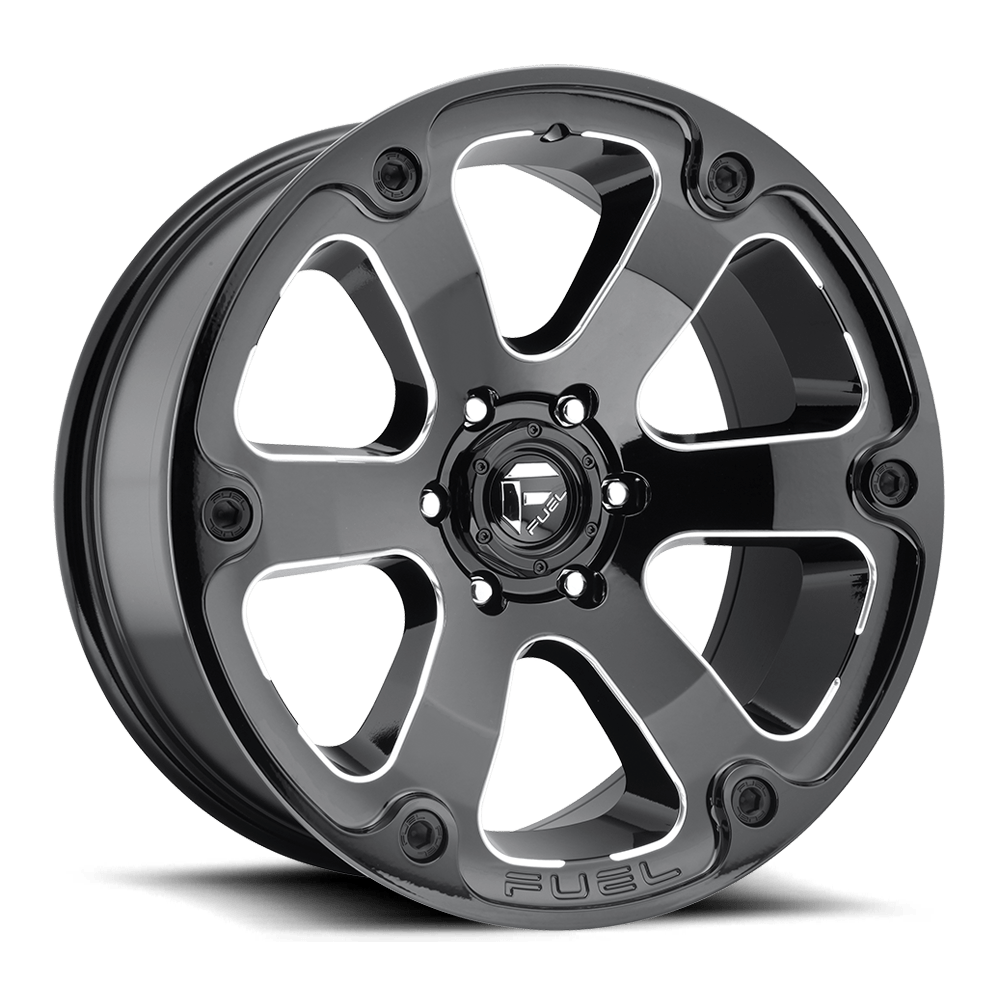 Fuel 1pc D562 Beast 20x9 20x9 20 Offset In Gloss Black Milled