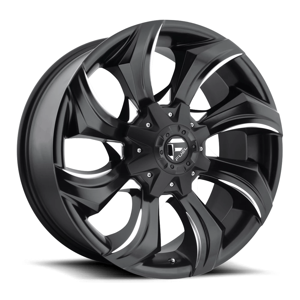 Fuel D571 Strykr Wheels in Gloss Black Milled Finish