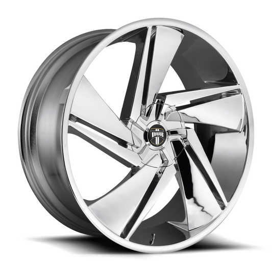 Dub 1pc S246 Fade 24x10 24x10 30 Offset In Chrome Plated