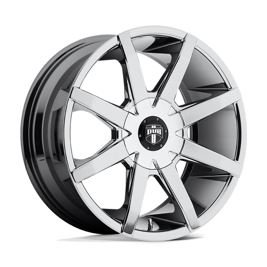 Dub 1pc S111 Push 24x9.5 24x9.5 30 Offset In Chrome Plated