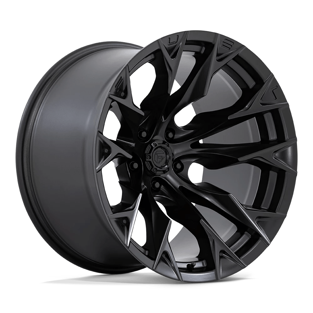 Fuel D804 Flame Wheels in Blackout Finish