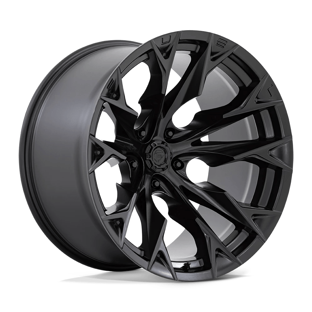 Fuel D804 Flame Wheels in Blackout Finish