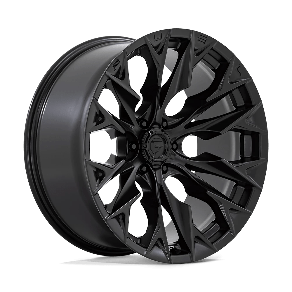 Fuel D804 Flame Wheels in Blackout Finish