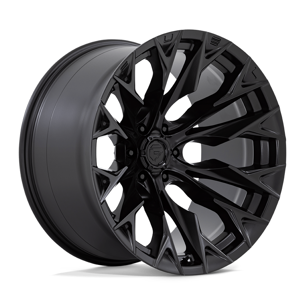 Fuel 1pc D804 Flame 22x12 22x12 -44 Offset In Blackout