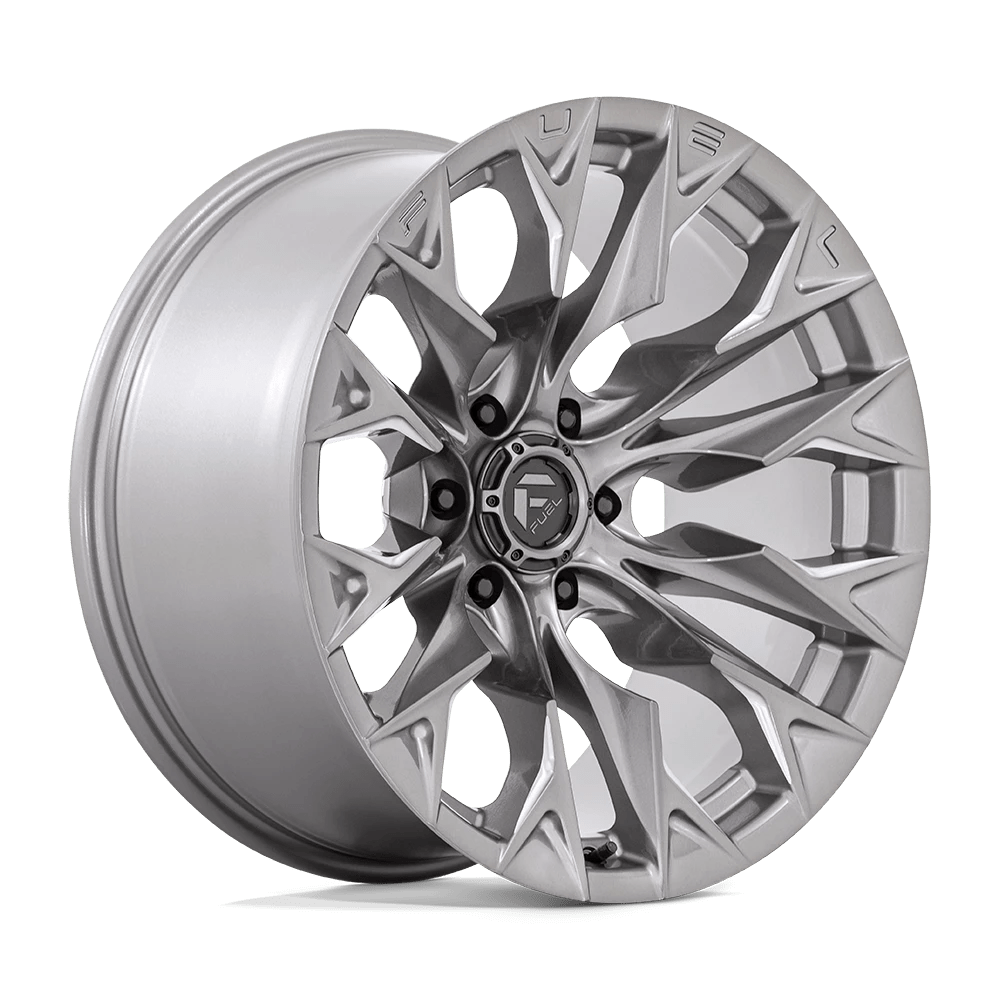 Fuel D806 Flame Wheels in Platinum Finish