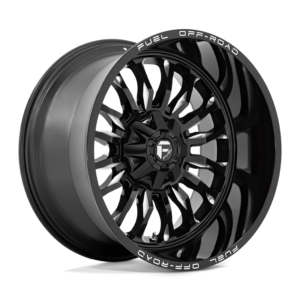 Fuel D795 Arc Wheels in Gloss Black Milled Finish
