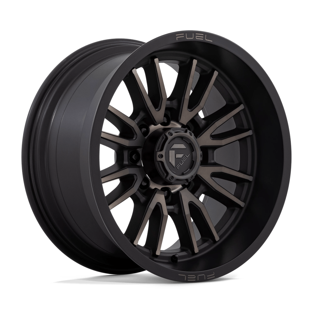 Fuel D762 Clash Wheels in Matte Black Double Dark Tint Finish