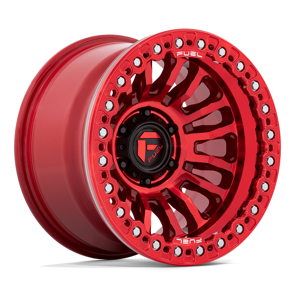 Fuel 1pc Fc125 Rincon Beadlock 20x10 20x10 -48 Offset In Candy Red