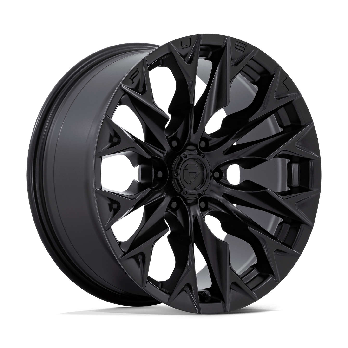 Fuel 1pc D804 Flame 20x9 20x9 1 Offset In Blackout
