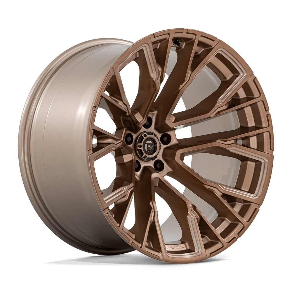 Fuel D850 Rebar Wheels in Platinum Bronze Milled Finish