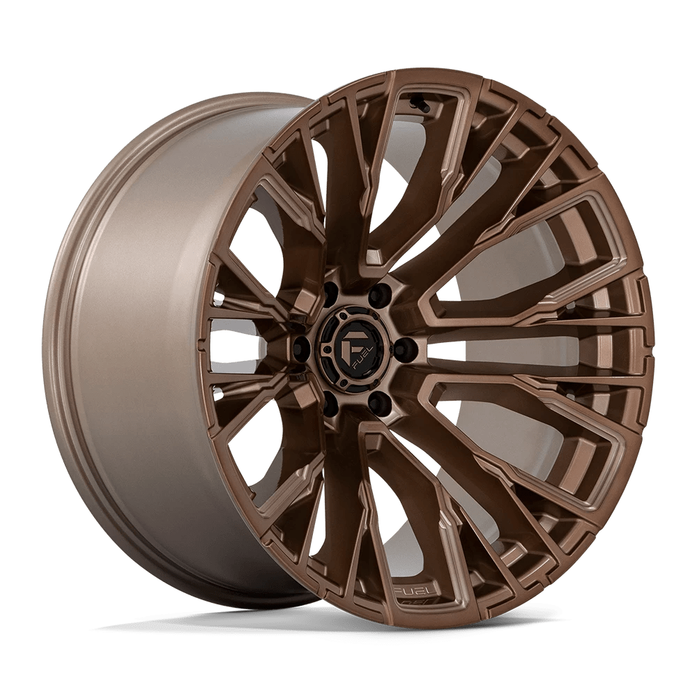 Fuel D850 Rebar Wheels in Platinum Bronze Milled Finish