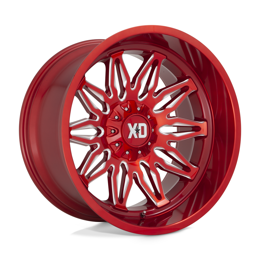 Xd Xd859 Gunner 22x12 22x12 -44 Offset In Candy Red Milled