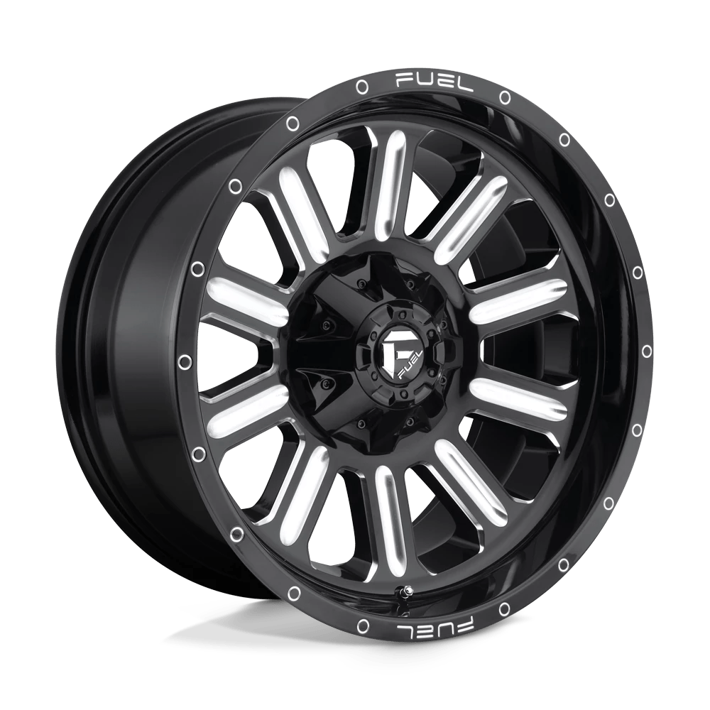 Fuel D620 Hardline Wheels in Gloss Black Milled Finish