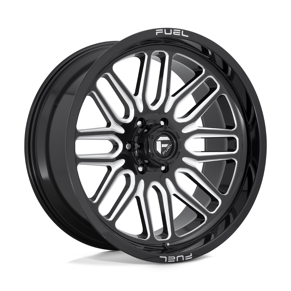 Fuel 1pc D662 Ignite 22x12 22x12 -43 Offset In Gloss Black Milled