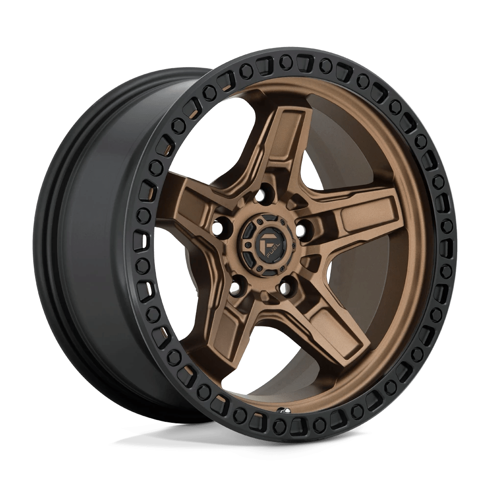 Fuel D699 Kicker Wheels in Matte Bronze Black Bead Ring Finish