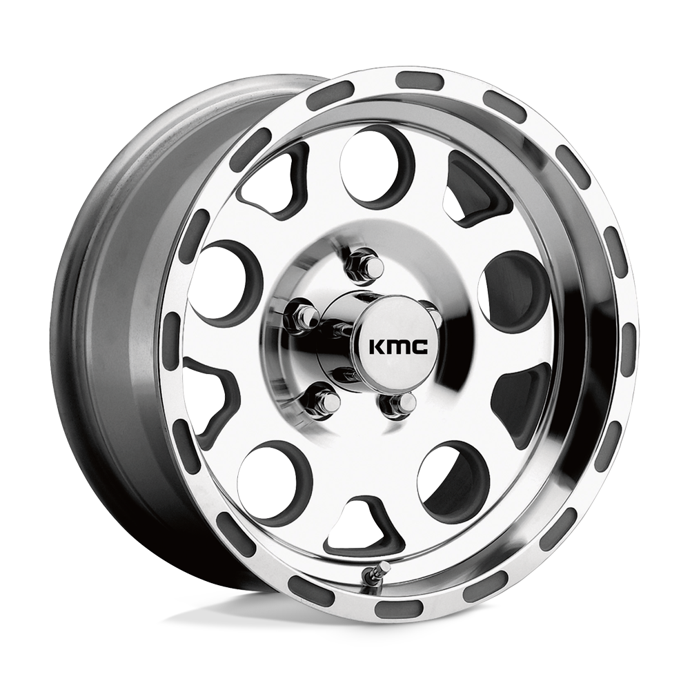 Kmc Km522 Enduro 16x8 16x8 0 Offset In Machined W/ Clear Coat