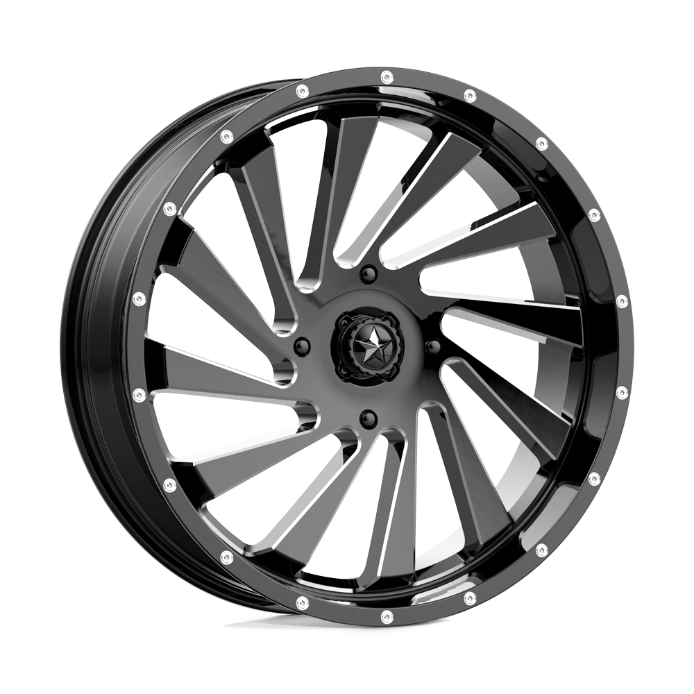 Msa Offroad Wheels M46 Blade 24x7 24x7 0 Offset In Gloss Black Milled