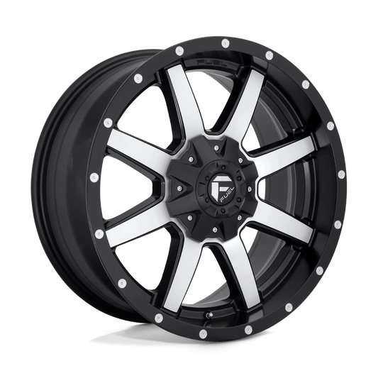 Fuel D537 Maverick Wheels in Matte Black Machined Finish