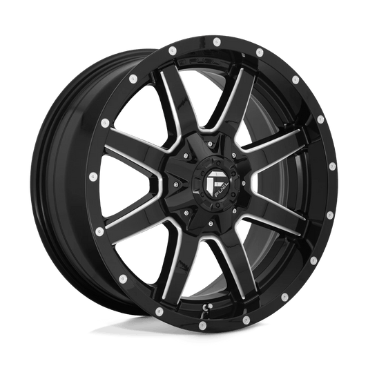 Fuel D610 Maverick Wheels in Gloss Black Milled Finish