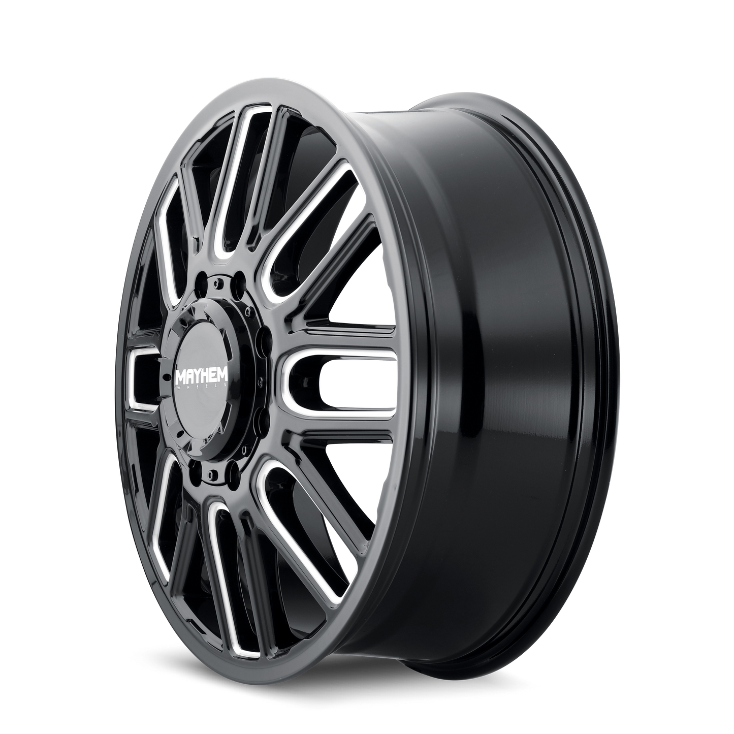 MAYHEM COGENT DUALLY Wheels Black W/Milled Spokes