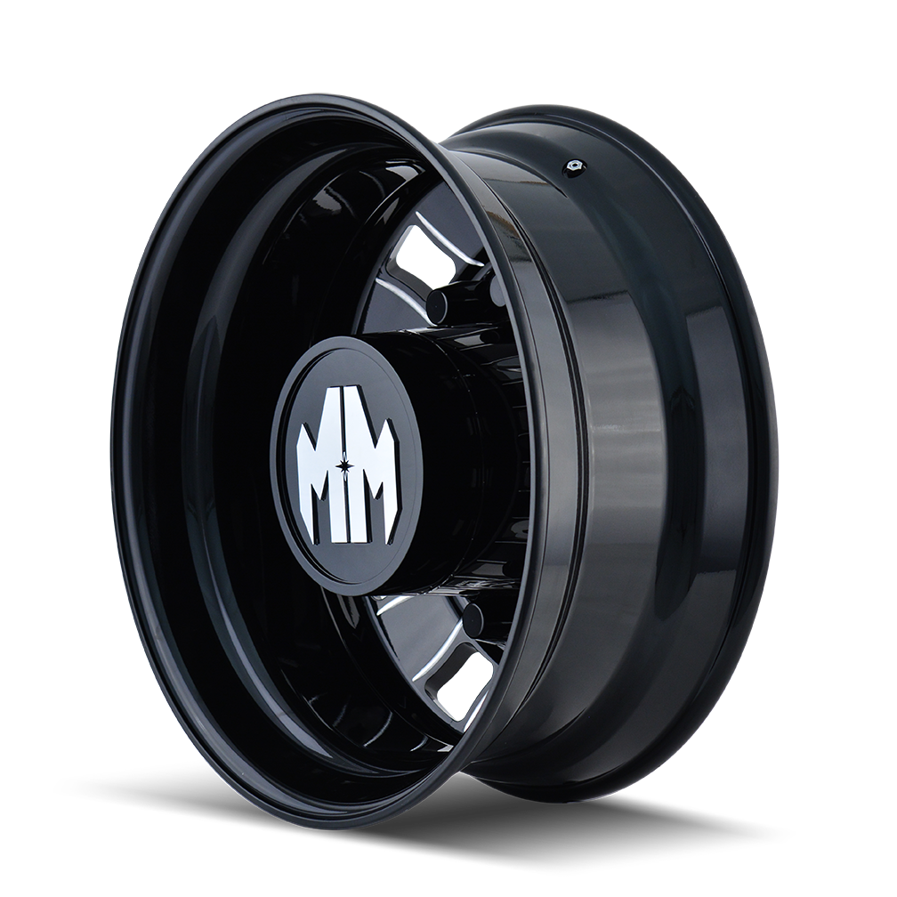 MAYHEM BIGRIG Wheels Rear Black/Milled Spokes