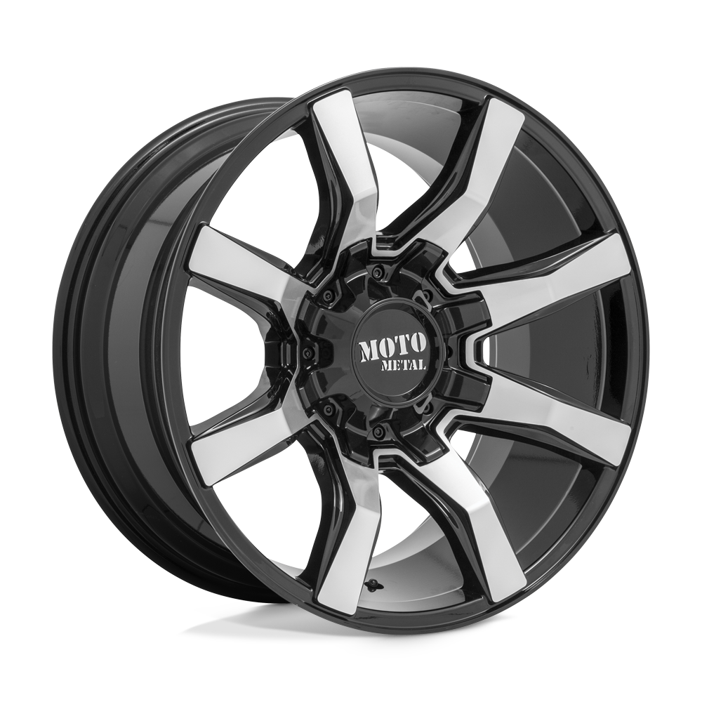 Moto Metal Mo804 Spider 20x9 20x9 18 Offset In Gloss Black Machined