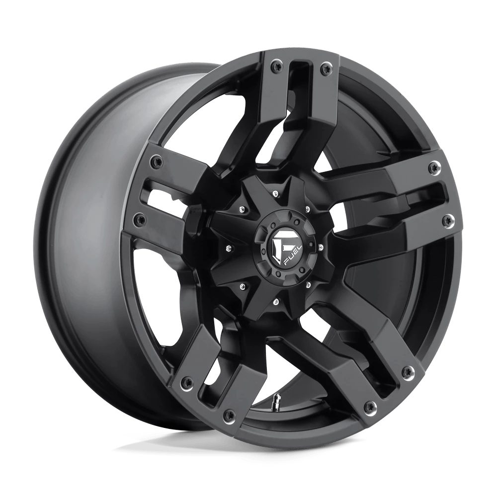 Fuel D515 Pump Wheels in Matte Black Finish