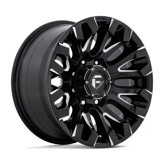 Fuel D828 Quake Wheels in Gloss Black Milled Finish