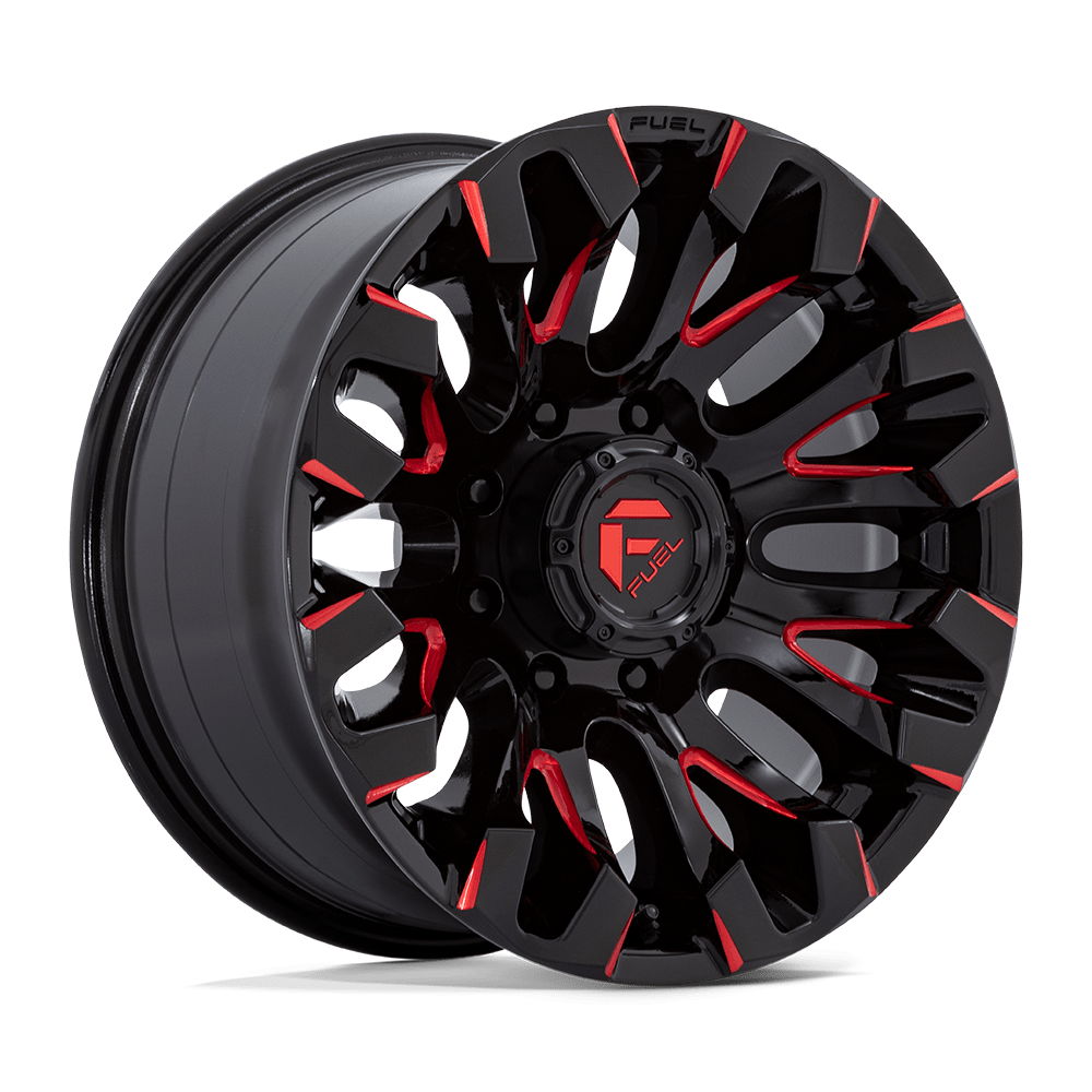 Fuel 1pc D829 Quake 18x9 18x9 1 Offset In Gloss Black Milled Red Tint
