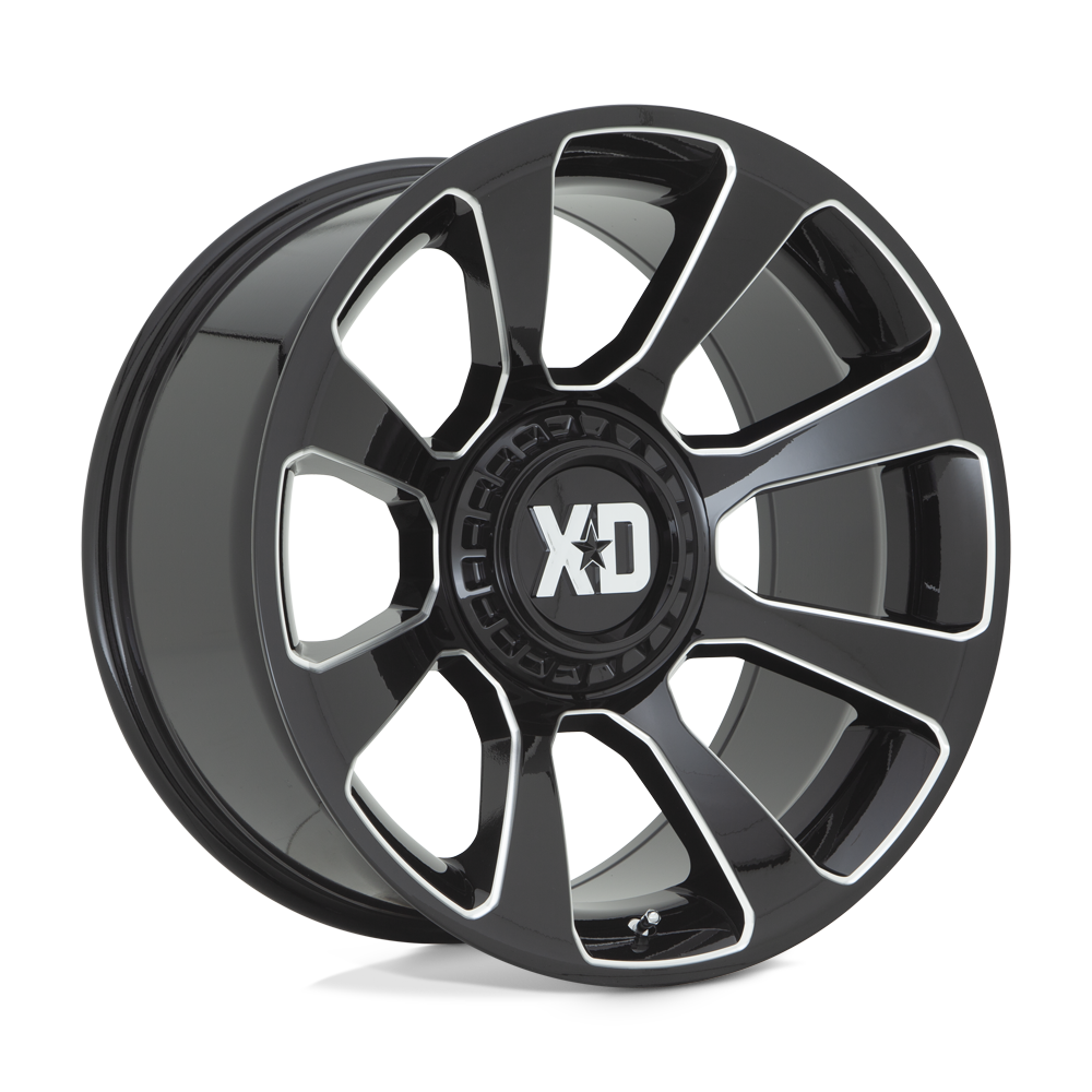 Xd Xd854 Reactor 20x9 20x9 18 Offset In Gloss Black Milled