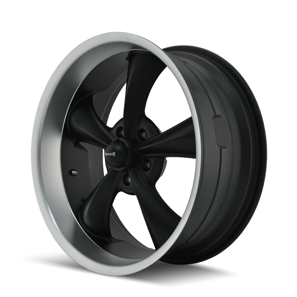 RIDLER 695 Wheels Matte Black/Machined Lip