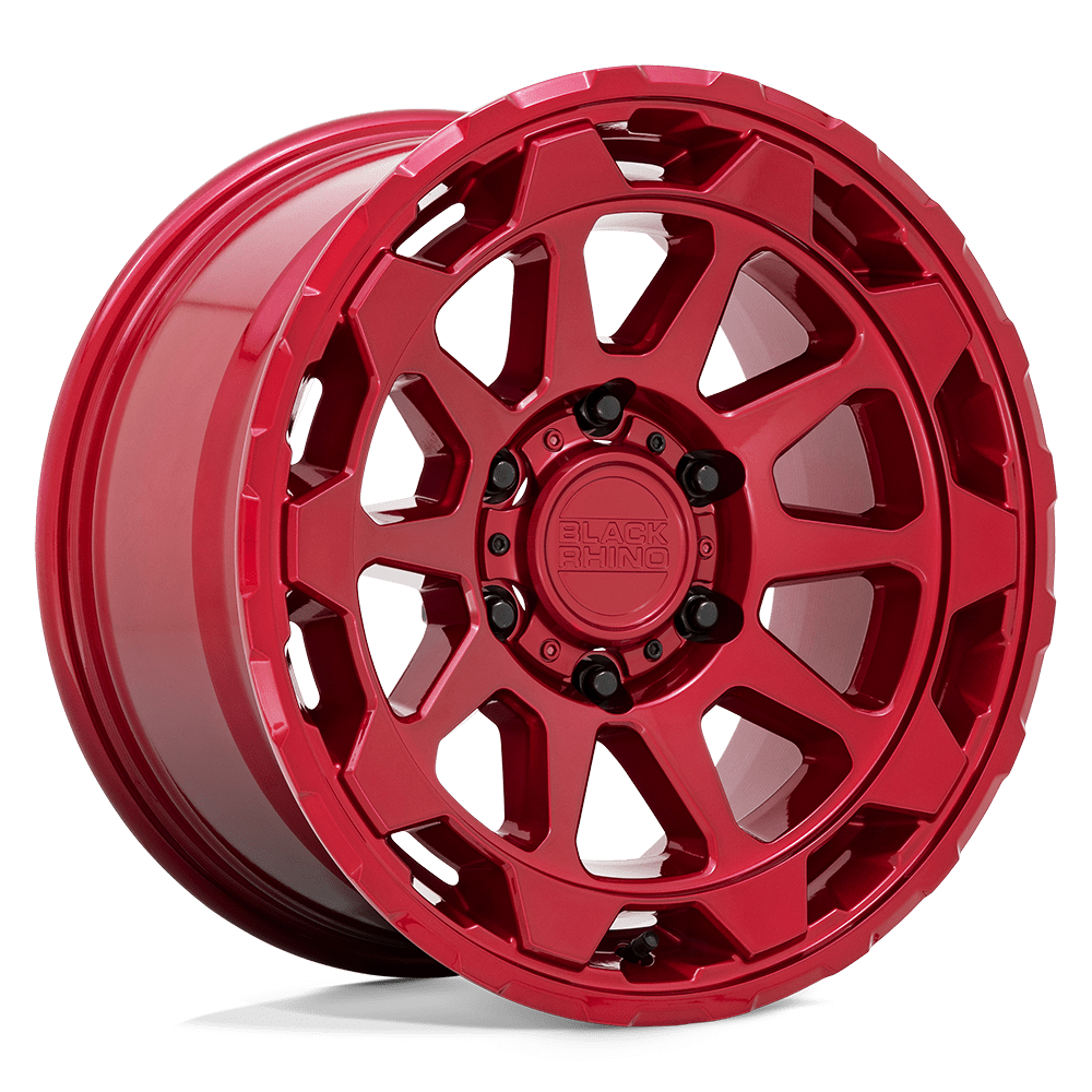 Black Rhino Rotor 20x9 20x9 12 Offset In Candy Red