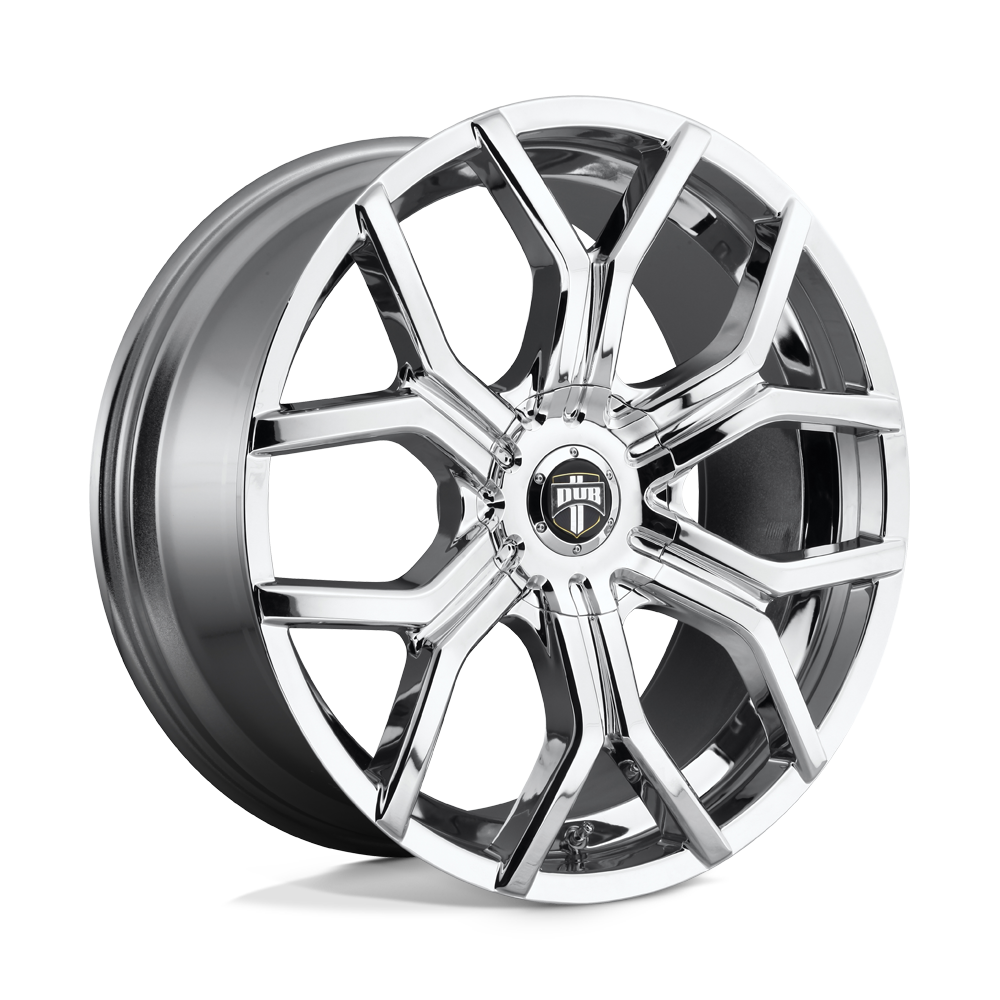 Dub 1pc S207 Royalty 22x9.5 22x9.5 30 Offset In Chrome Plated
