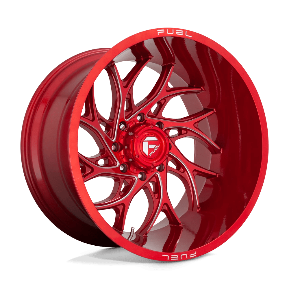 Fuel D742 Runner Wheels in Candy Red Milled Finish